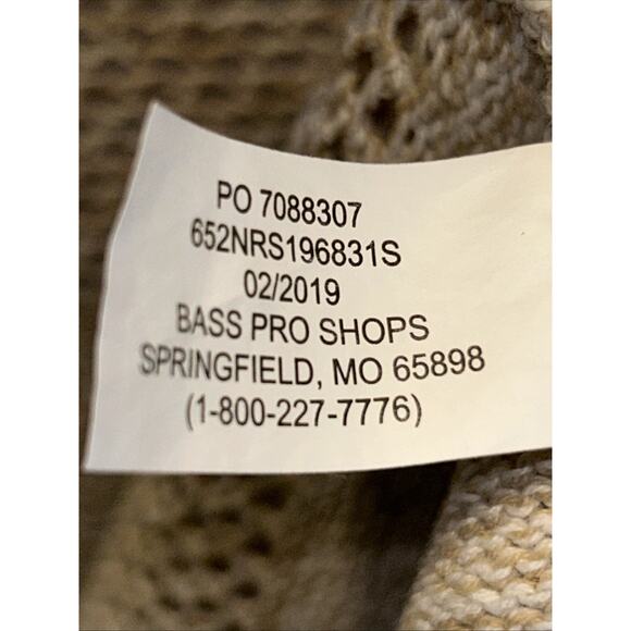 Natural Reflections Size Medium Fishnet Knit Cardigan Duster Oatmeal Boho Coast - Picture 9 of 12